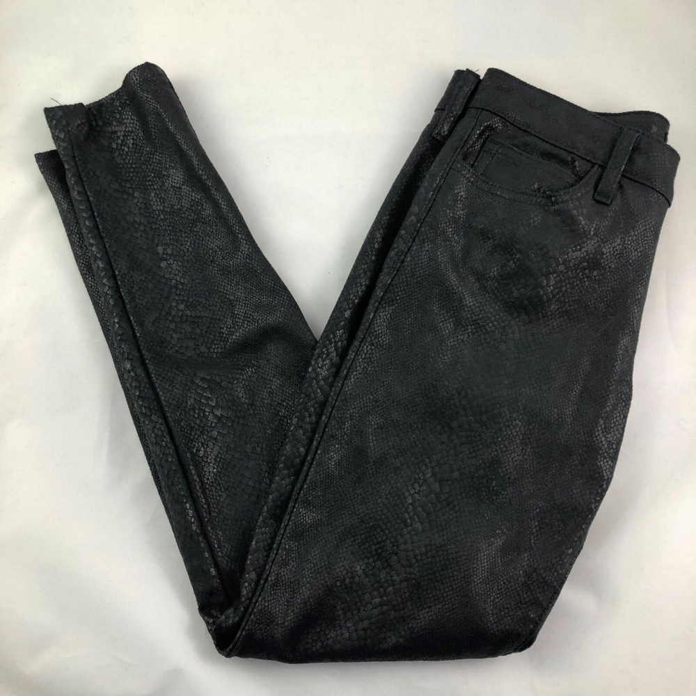 NWOT Joes Jeans Snakeskin embossed Metallic pant - Picture 2 of 5
